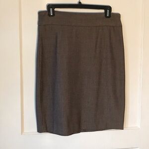 Vivienne Tam Classic Brown Pencil Skirt